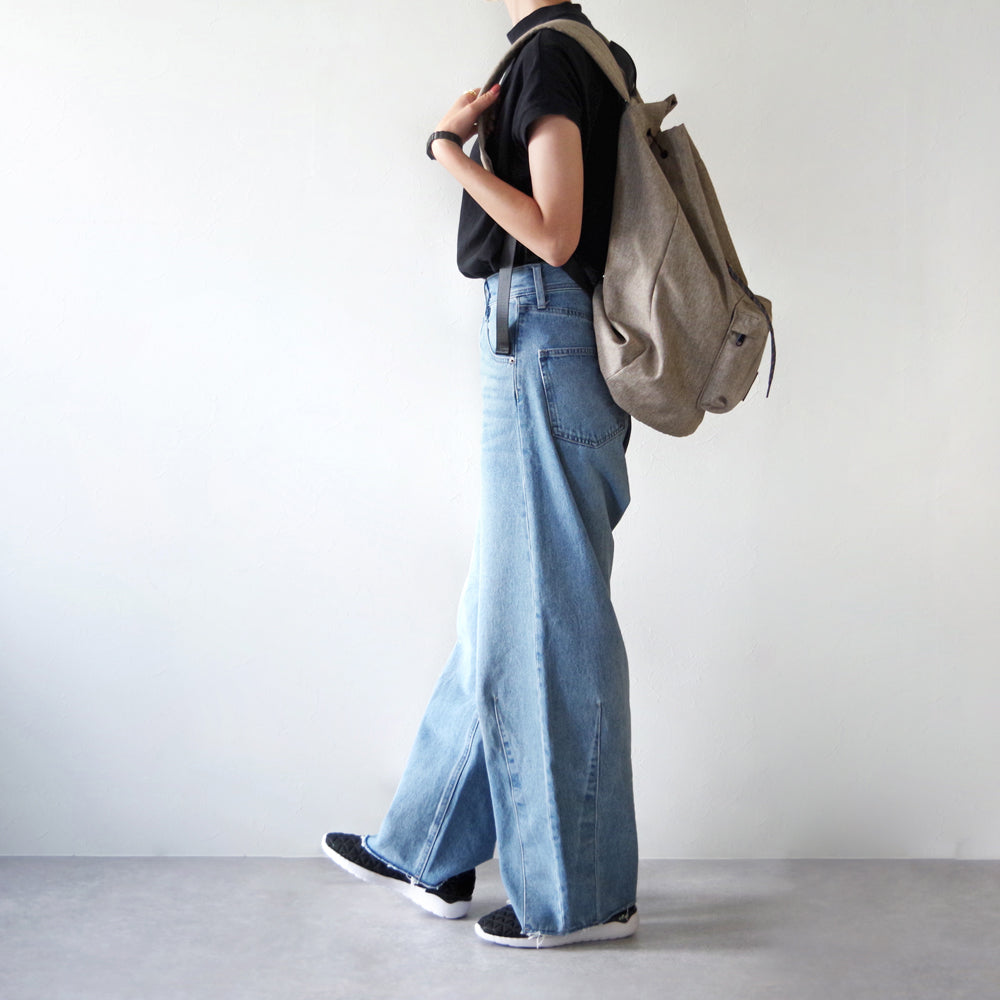 DRAWSTRING BACKPACK BEIGE