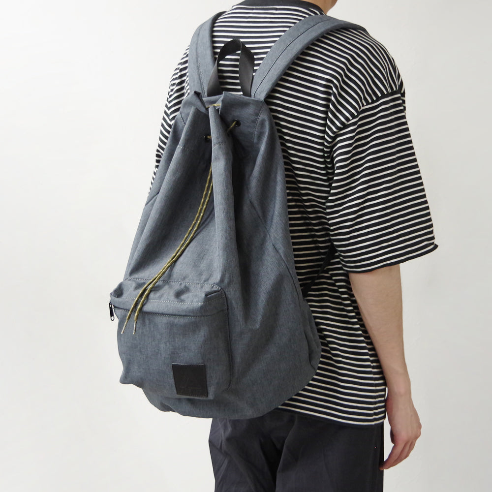 DRAWSTRING BACKPACK CHARCOAL