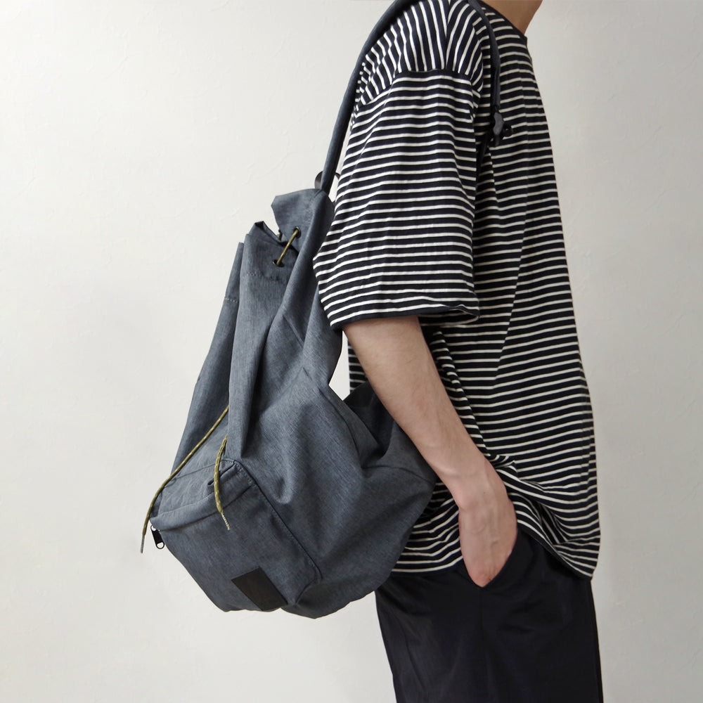 DRAWSTRING BACKPACK CHARCOAL