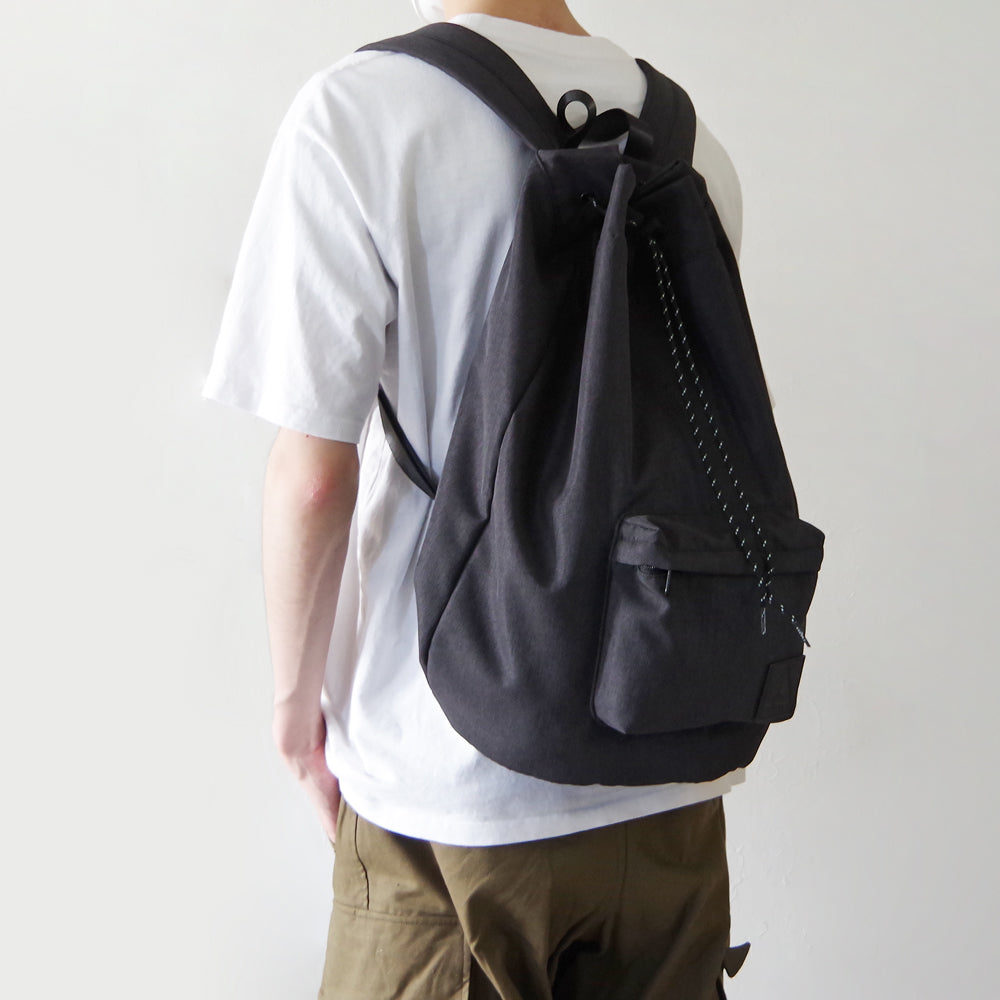 DRAWSTRING BACKPACK BLACK