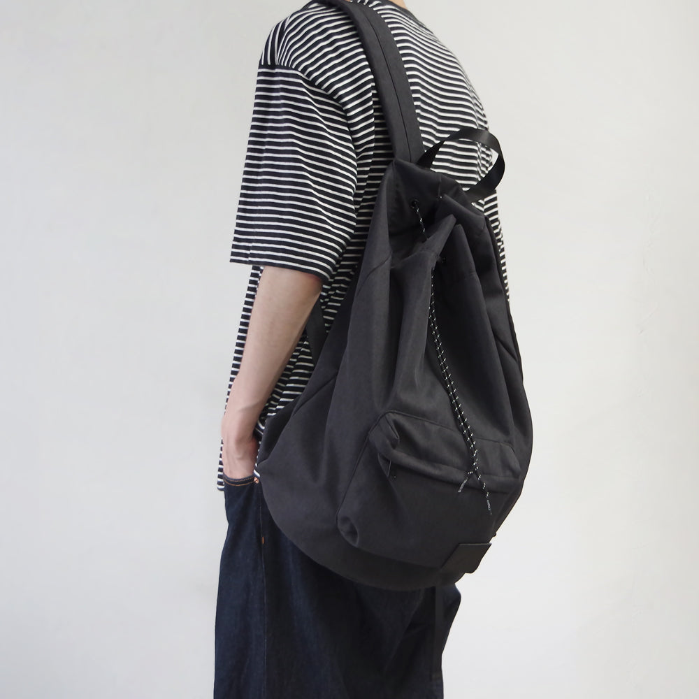 DRAWSTRING BACKPACK BLACK