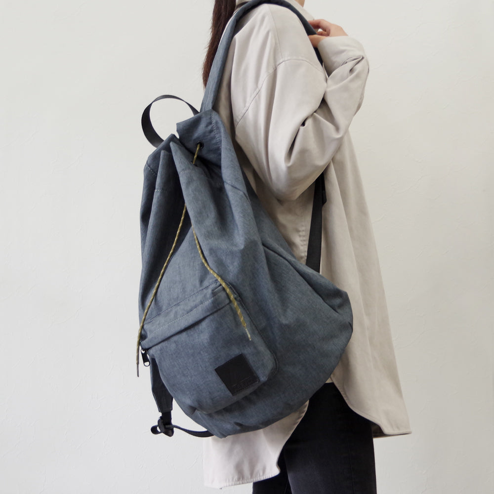 DRAWSTRING BACKPACK CHARCOAL