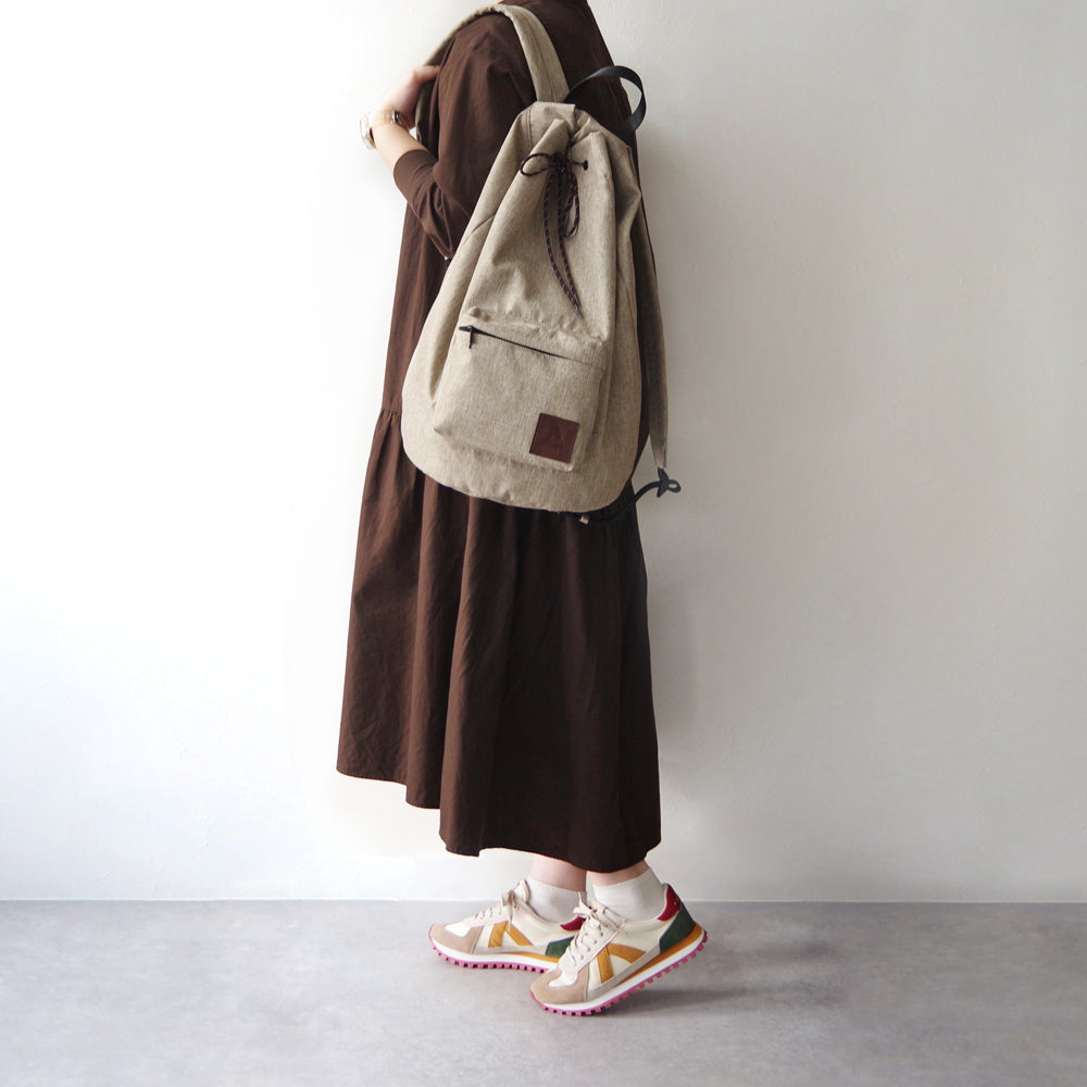 DRAWSTRING BACKPACK BEIGE