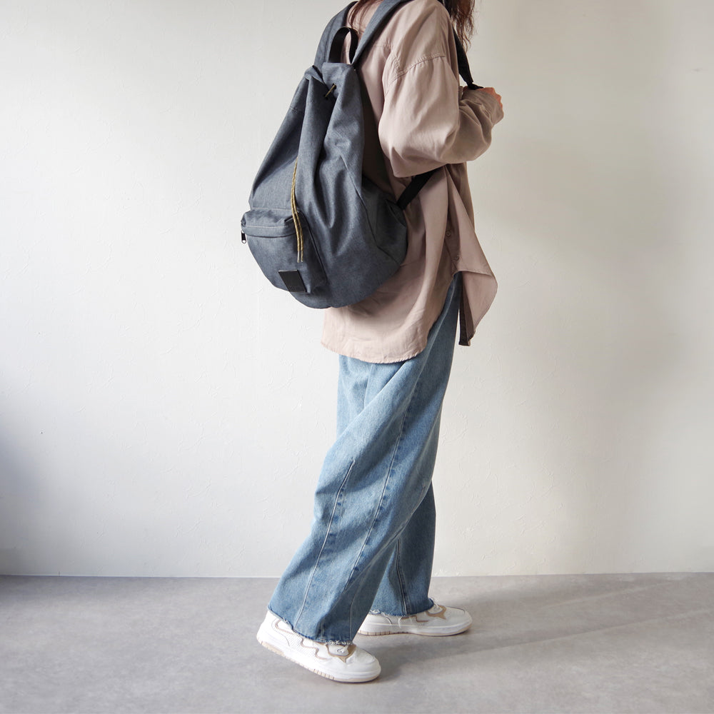 DRAWSTRING BACKPACK CHARCOAL