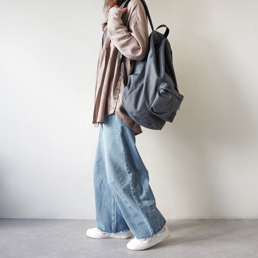 DRAWSTRING BACKPACK CHARCOAL