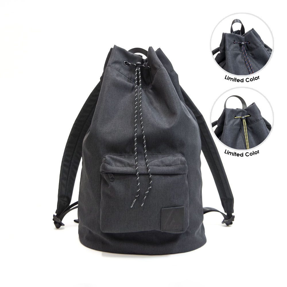 DRAWSTRING BACKPACK BLACK