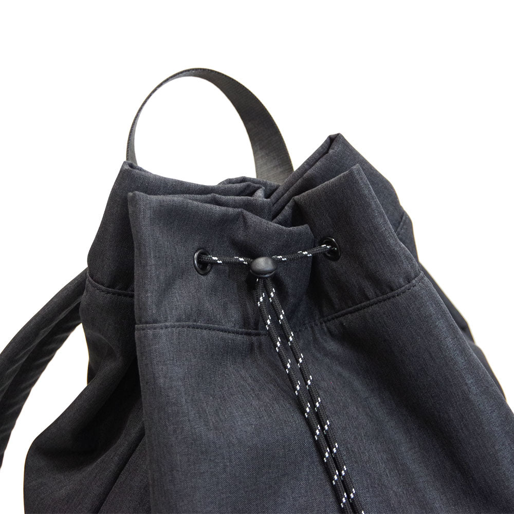 DRAWSTRING BACKPACK BLACK