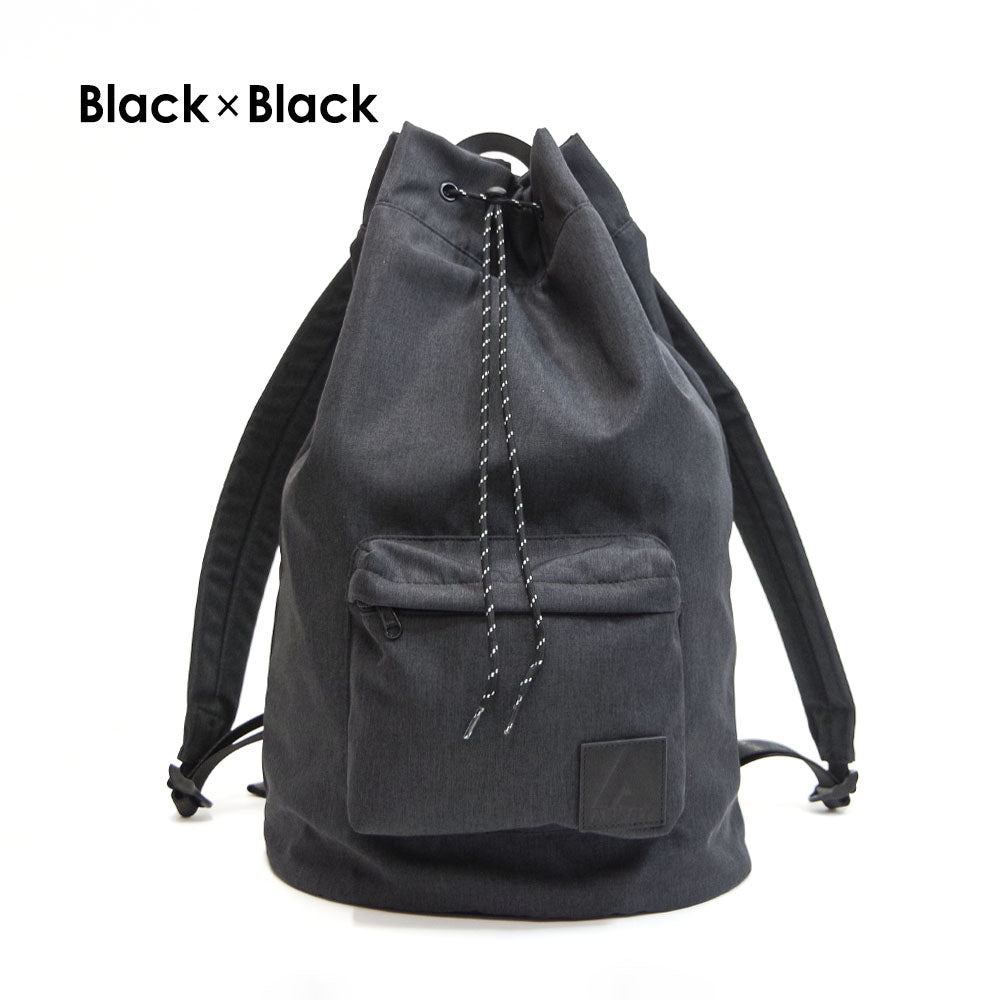 DRAWSTRING BACKPACK BLACK