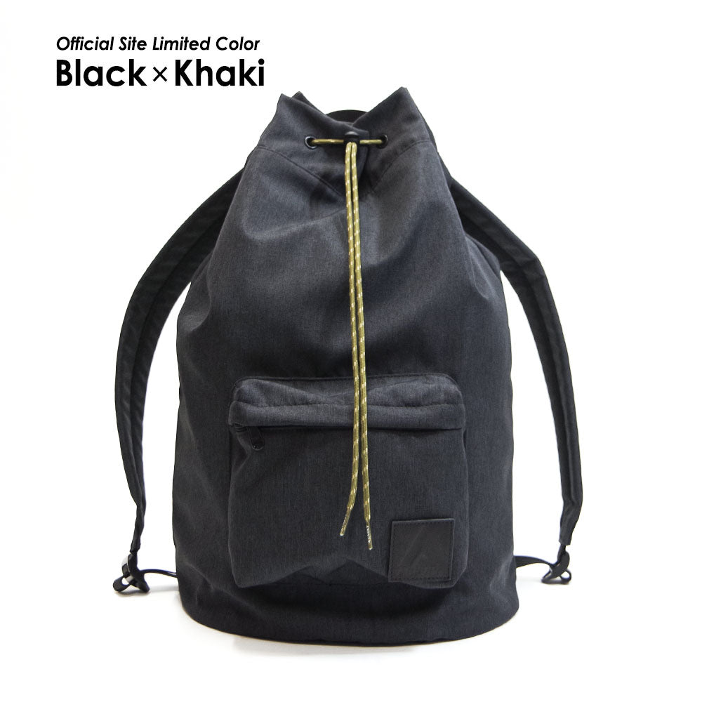 DRAWSTRING BACKPACK BLACK