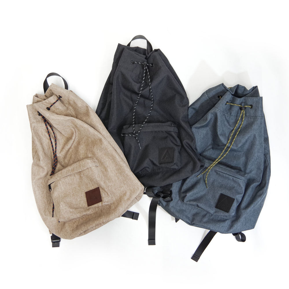 DRAWSTRING BACKPACK CHARCOAL