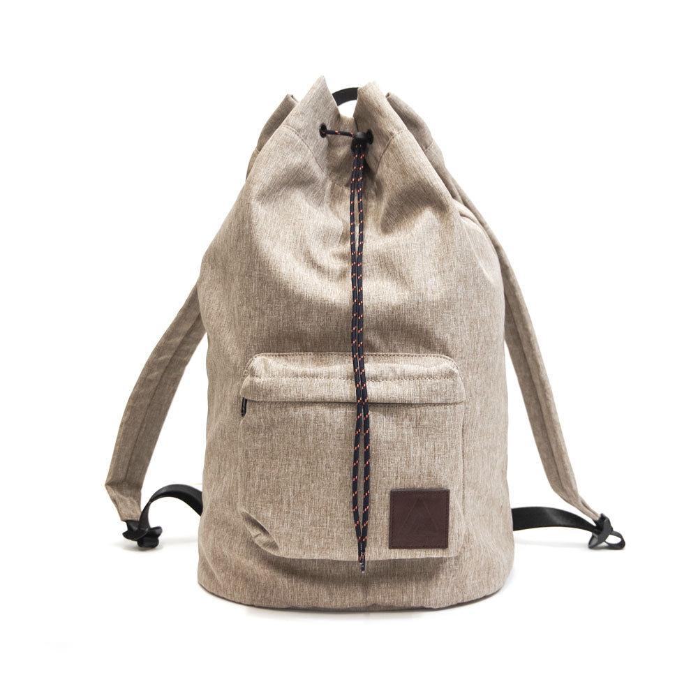 DRAWSTRING BACKPACK BEIGE