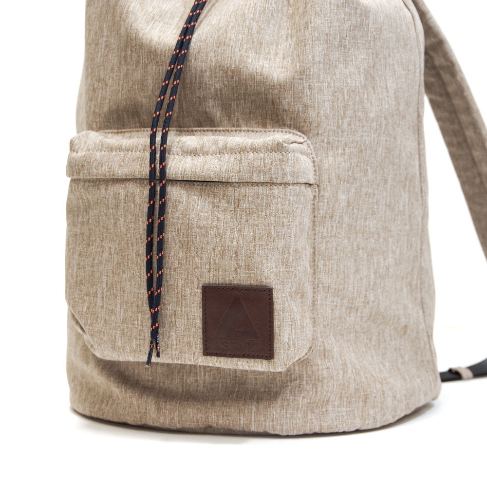 DRAWSTRING BACKPACK BEIGE