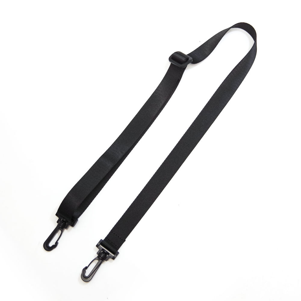 DRAWSTRING SHOULDER BAG BLACK