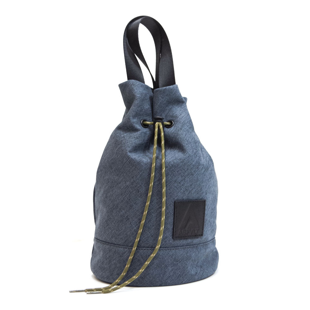 DRAWSTRING SHOULDER BAG CHARCOAL