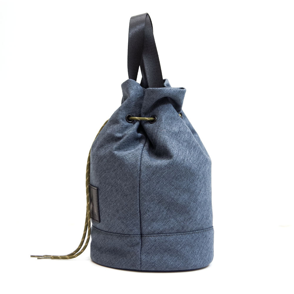 DRAWSTRING SHOULDER BAG CHARCOAL