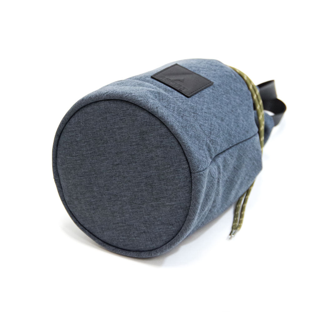 DRAWSTRING SHOULDER BAG CHARCOAL