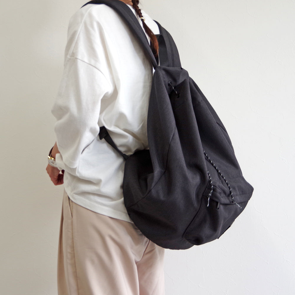 DRAWSTRING BACKPACK BLACK