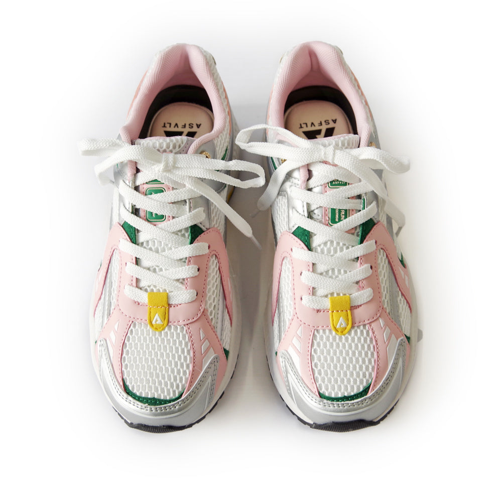 CITY RUN SILVER PINK GREEN