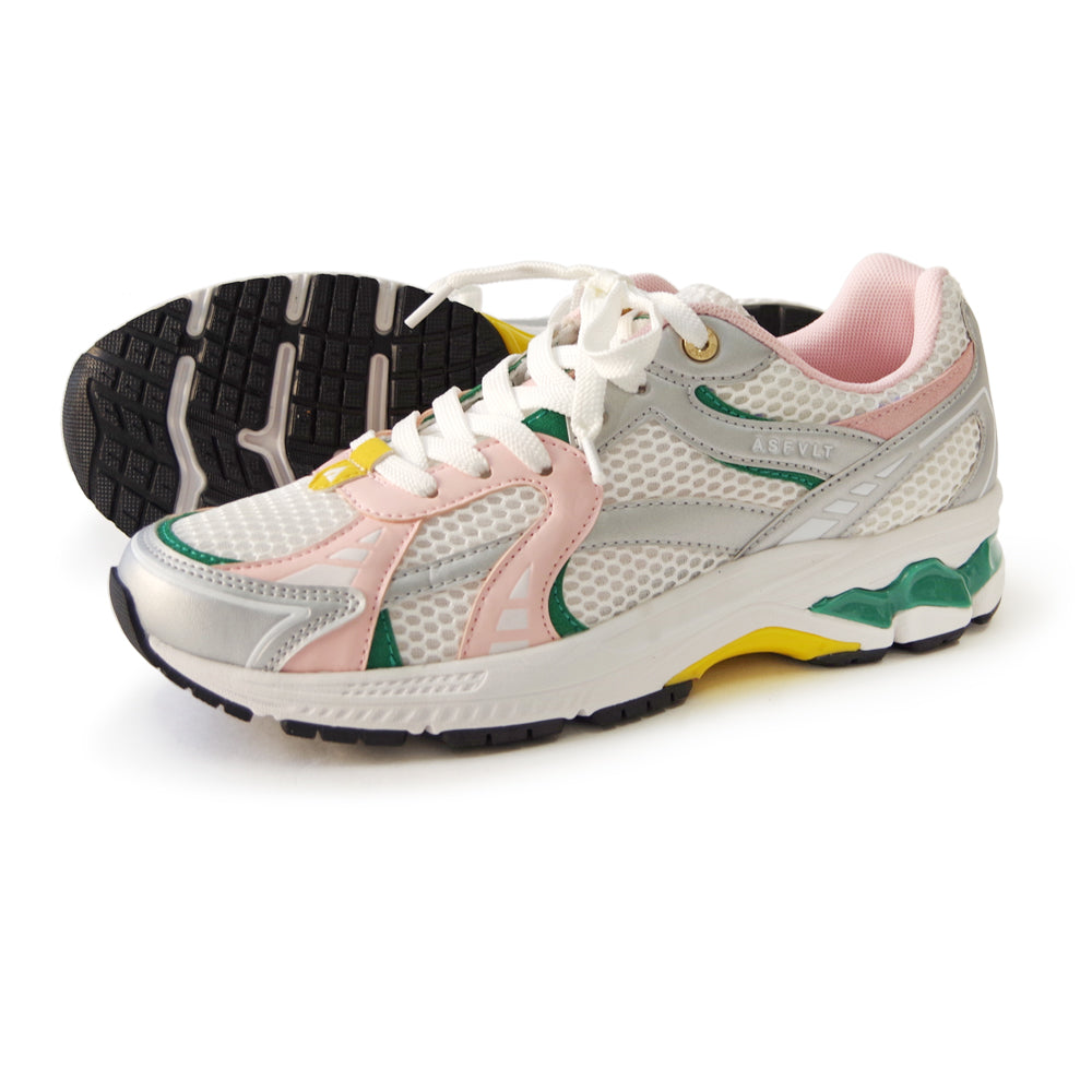 CITY RUN SILVER PINK GREEN