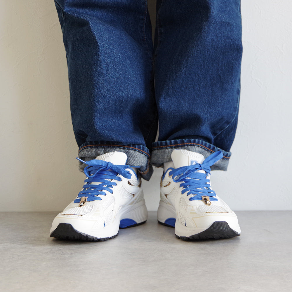 CITY RUN WHITE LEOPARD BLUE