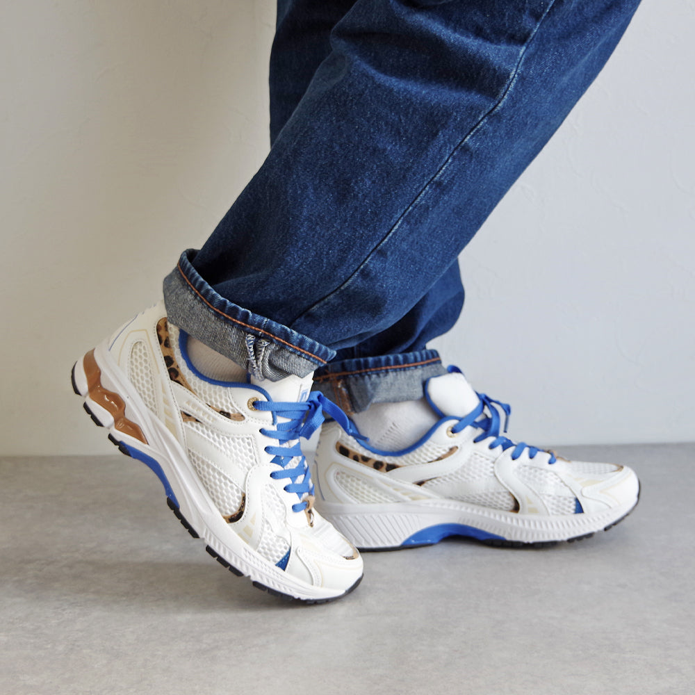 CITY RUN WHITE LEOPARD BLUE