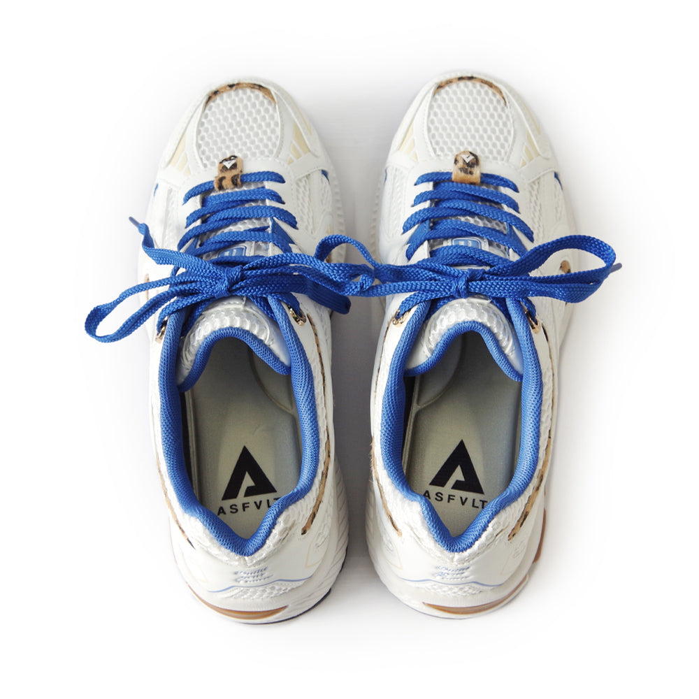 CITY RUN WHITE LEOPARD BLUE
