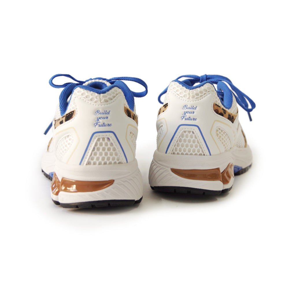 CITY RUN WHITE LEOPARD BLUE
