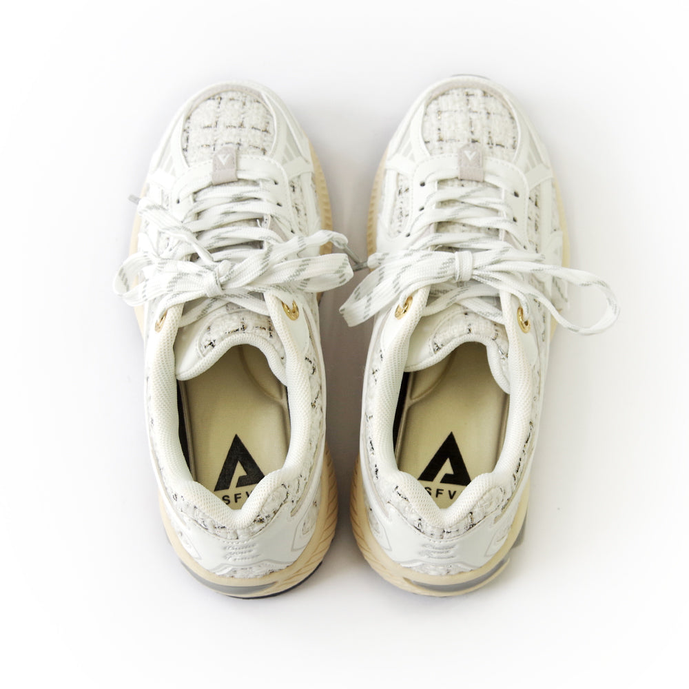 CITY RUN WHITE TWEED