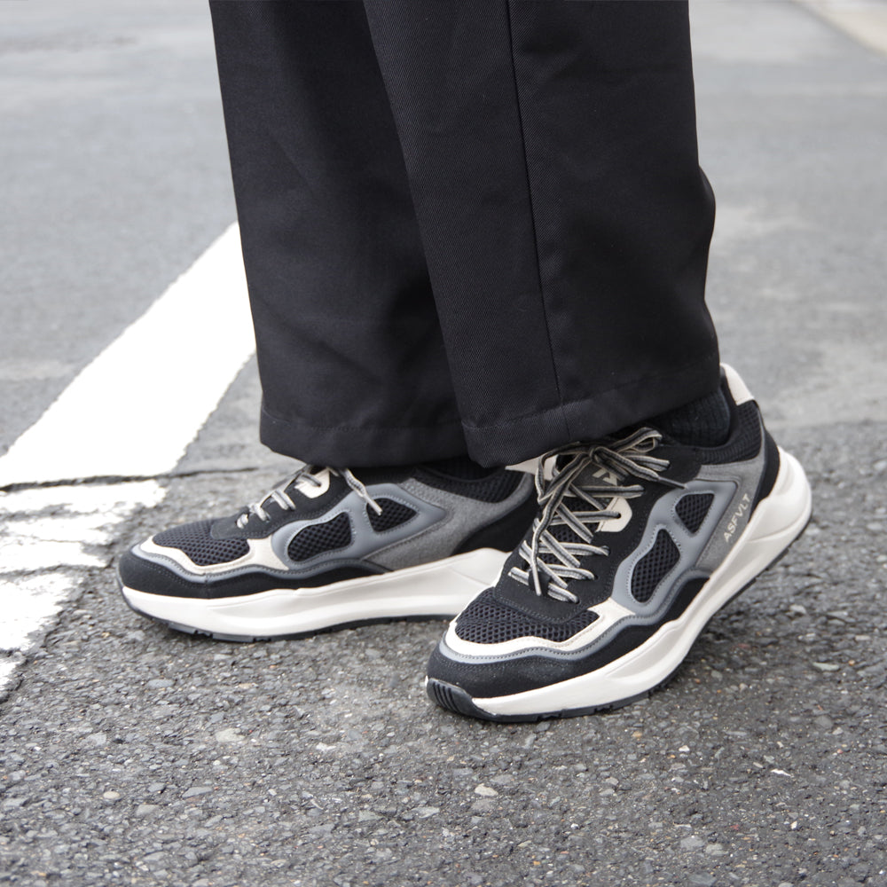 CONCRETE BLACK GREY TAN