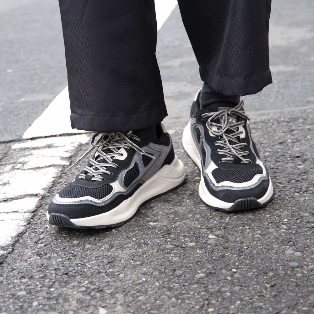 CONCRETE BLACK GREY TAN