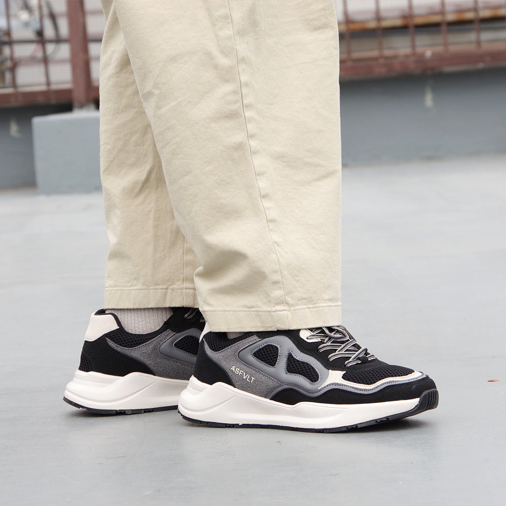 CONCRETE BLACK GREY TAN