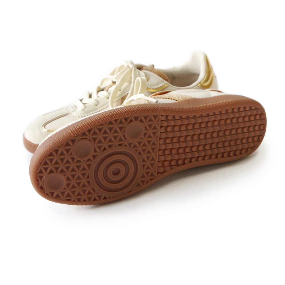 ELITE CLASSIC TAN BEIGE PONY HAIR GOLD