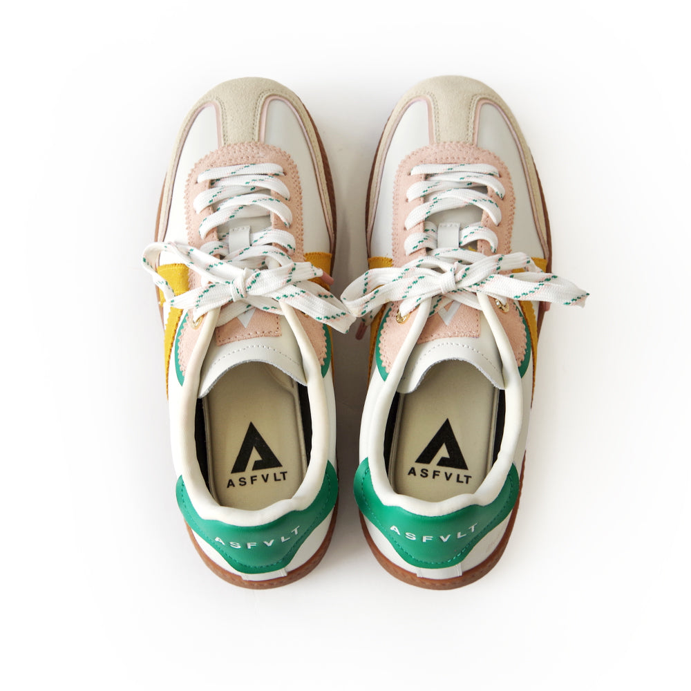 ELITE CLASSIC WHITE PINK GREEN YELLOW