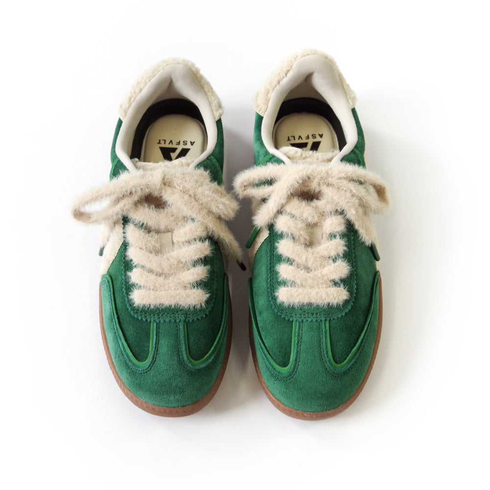ELITE CLASSIC GREEN CREAM SHERPA