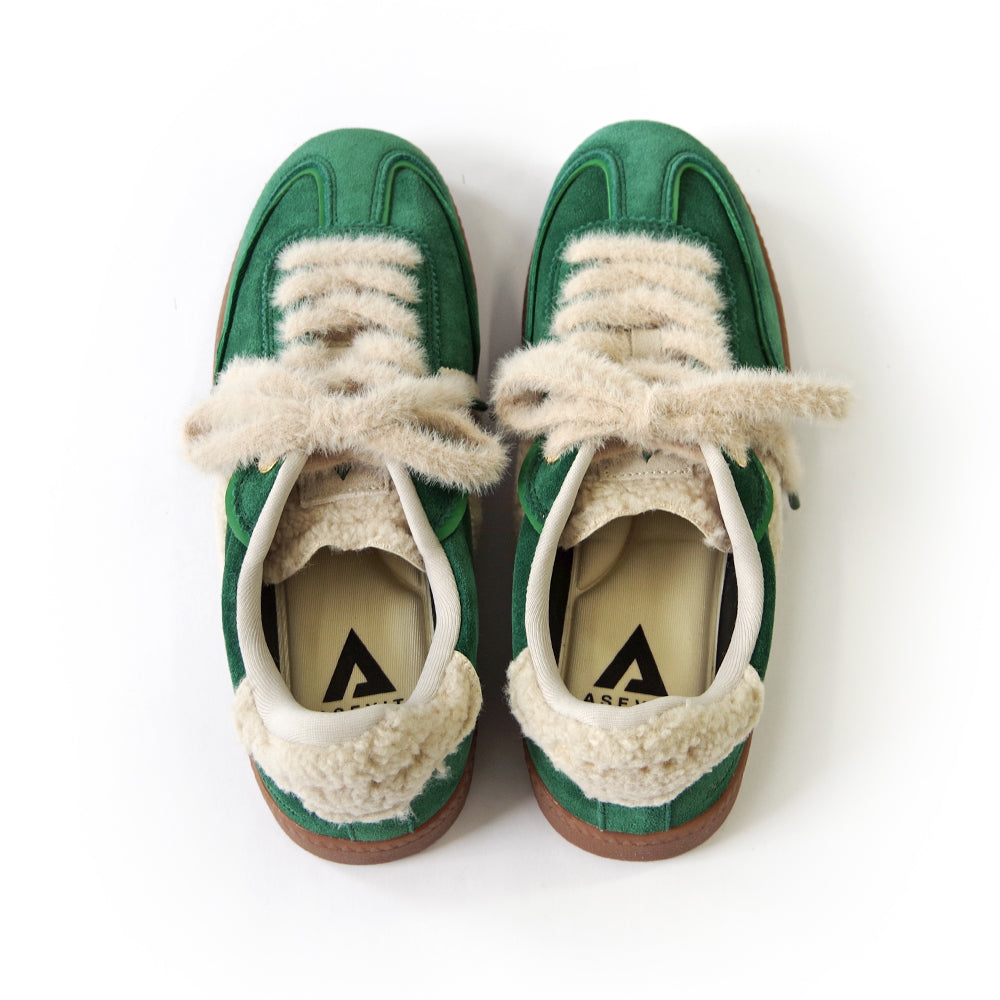 ELITE CLASSIC GREEN CREAM SHERPA