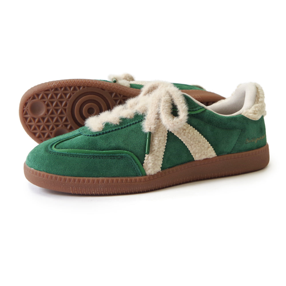 ELITE CLASSIC GREEN CREAM SHERPA