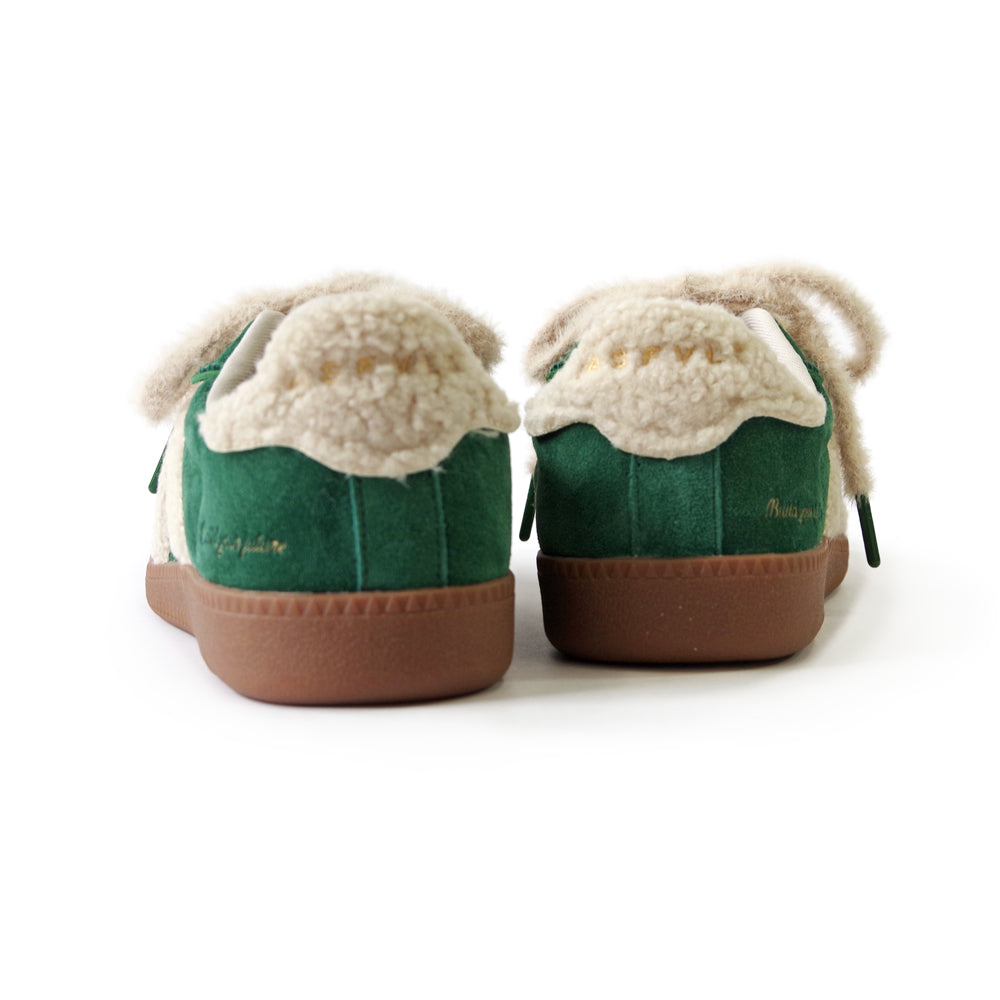ELITE CLASSIC GREEN CREAM SHERPA