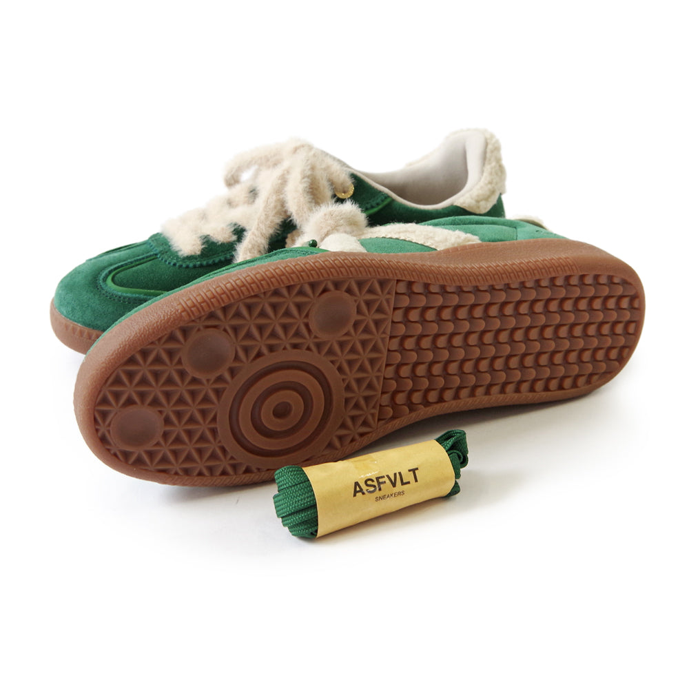 ELITE CLASSIC GREEN CREAM SHERPA