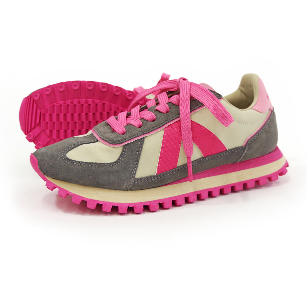 GATE GREY TAN MAGENTA SNAKE