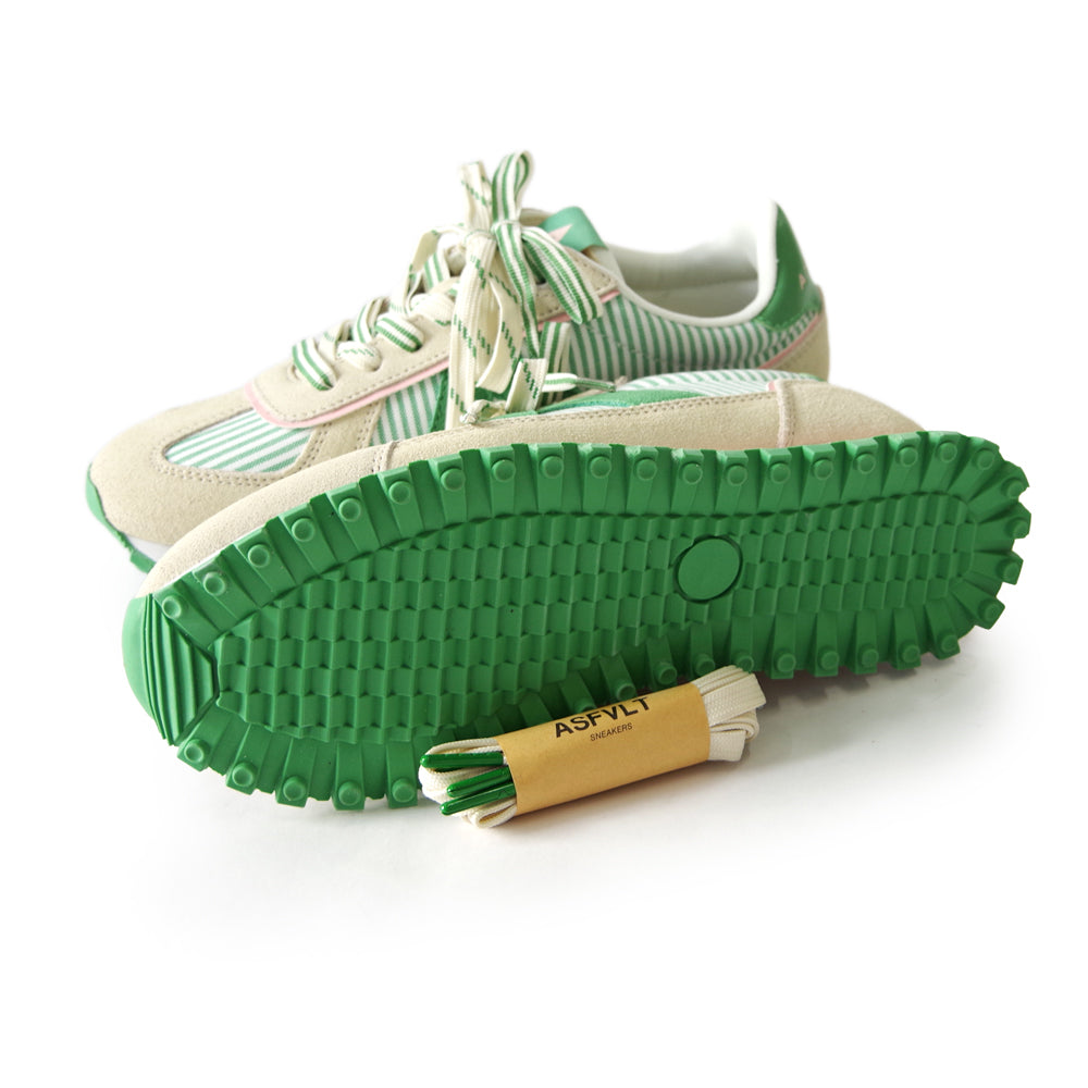 GATE GAT102 WHITE GREEN STRIPE