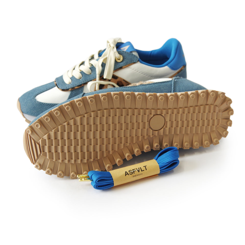 GATE DENIM LEOPARD PONY HAIR TAN