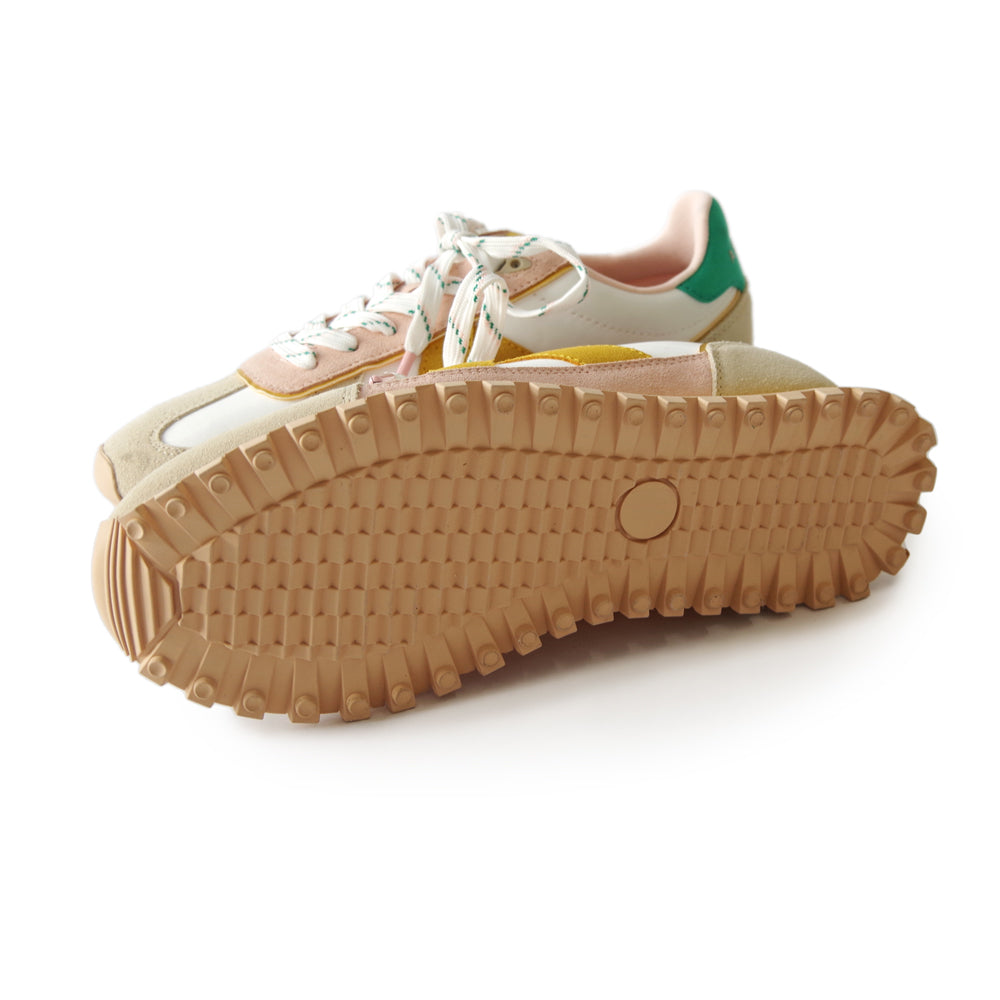 GATE TAN GREEN PINK YELLOW