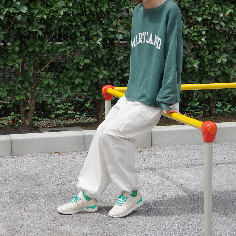 SPEED SOCKS NEO CREAM GREEN
