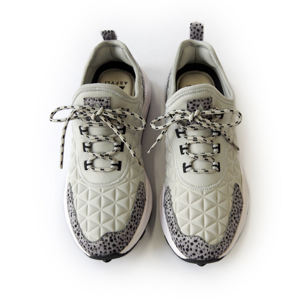 SPEED SOCKS TREK GREY DOTS PONY HAIR