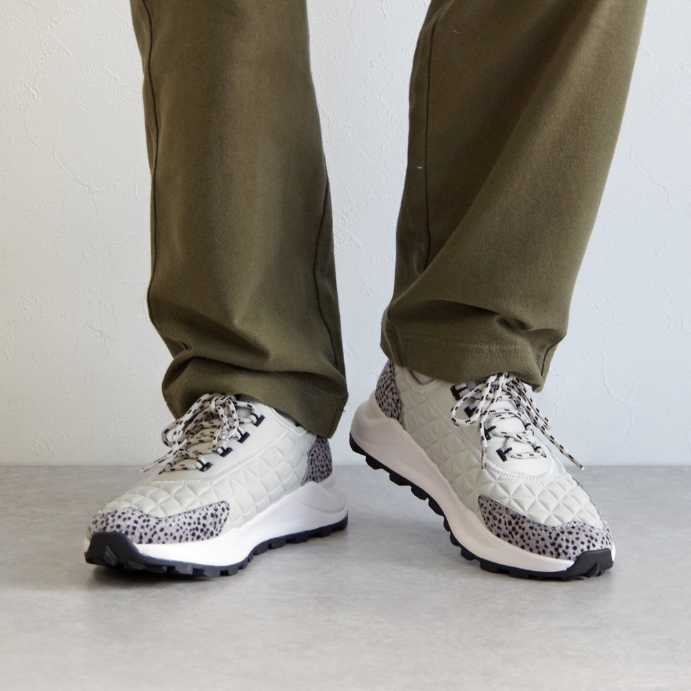 SPEED SOCKS TREK GREY DOTS PONY HAIR