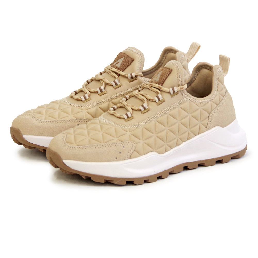 SPEED SOCKS TREK OFF WHITE TAN