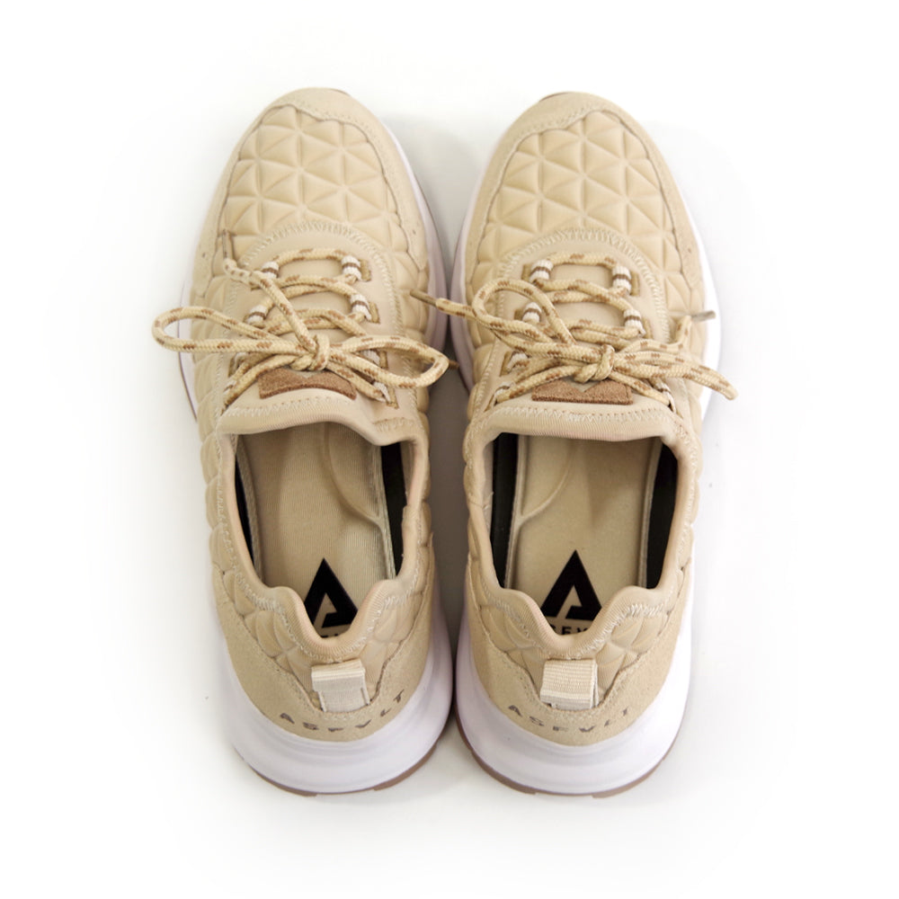 SPEED SOCKS TREK OFF WHITE TAN