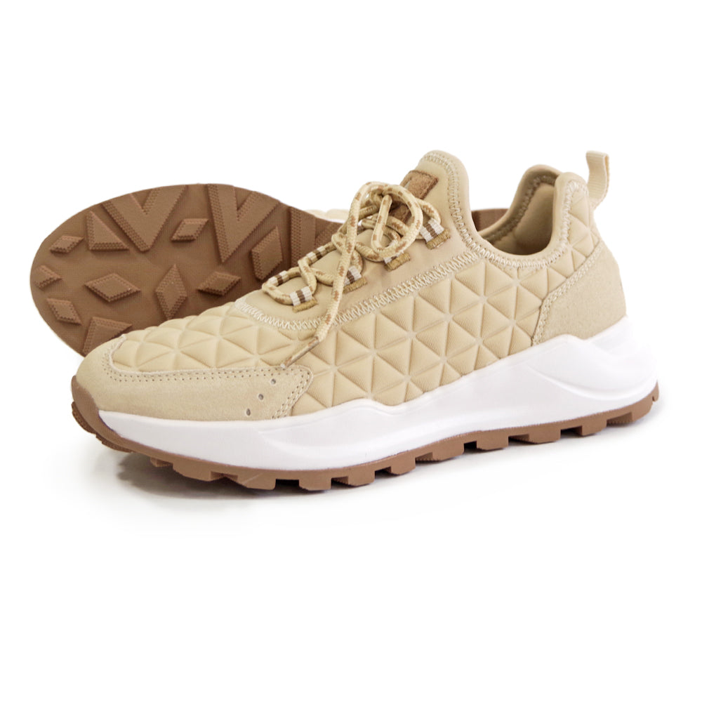 SPEED SOCKS TREK OFF WHITE TAN