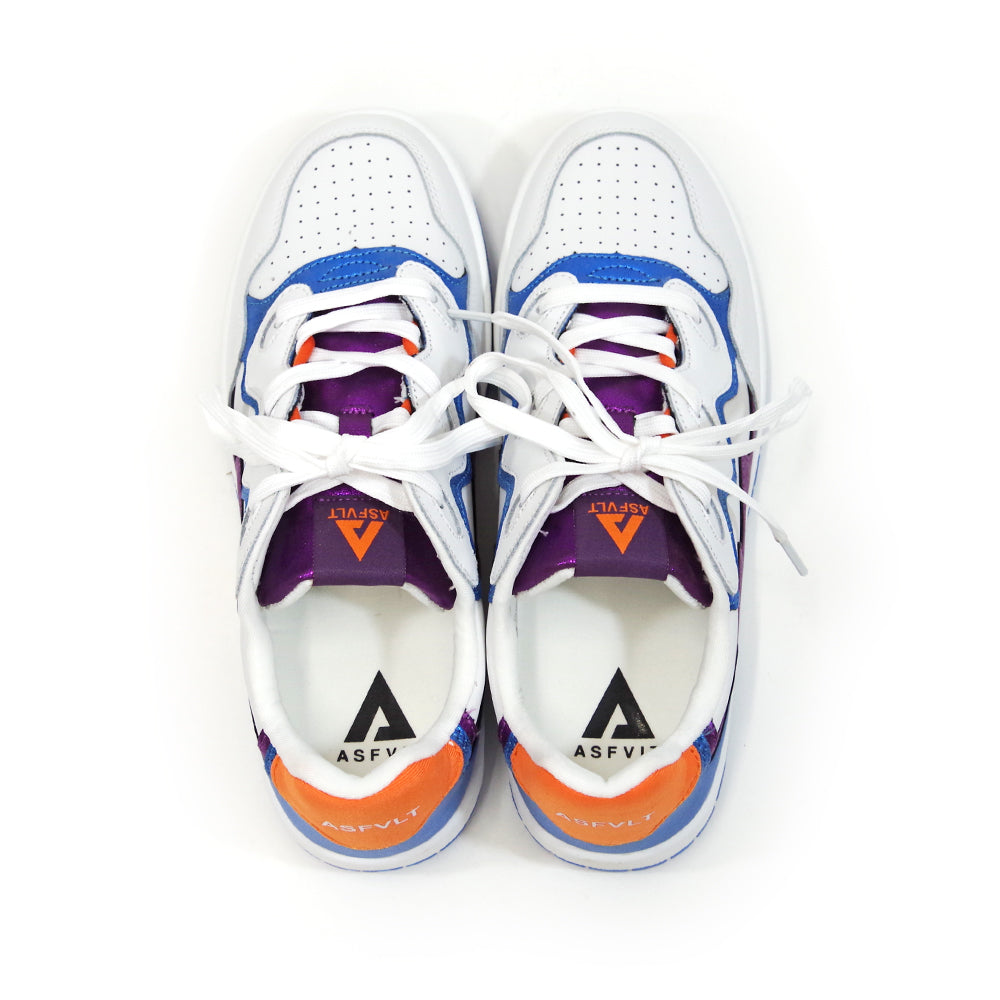 SUNSET WHITE METAL BLUE VIOLET