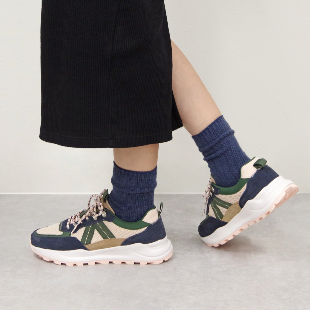 VISION TREK NAVY LT BROWN SOFT PINK